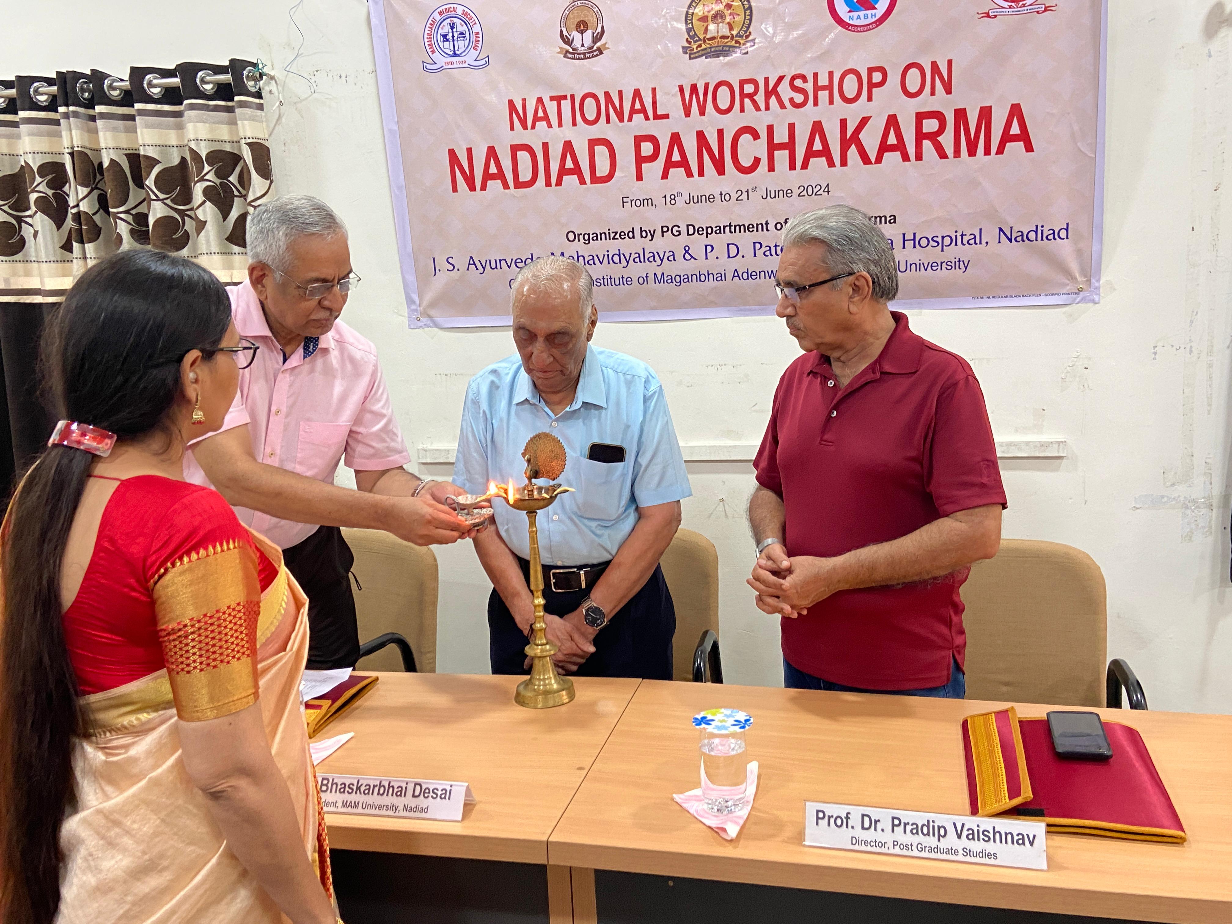 National Workshop on Nadiad Panchakarma 2024